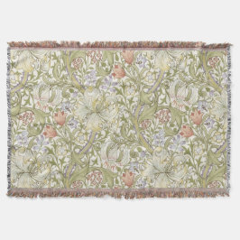 William Morris Lily Art Nouveau Floral Pattern Decke