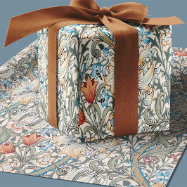 William Morris Lily Art Nouveau Floral Pattern Geschenkpapier