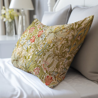 William Morris Lily Art Nouveau Floral Pattern Kissenbezug