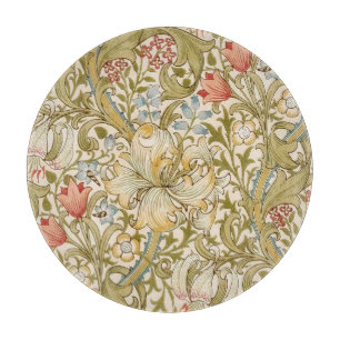 William Morris Lily Art Nouveau Floral Pattern Schneidebrett
