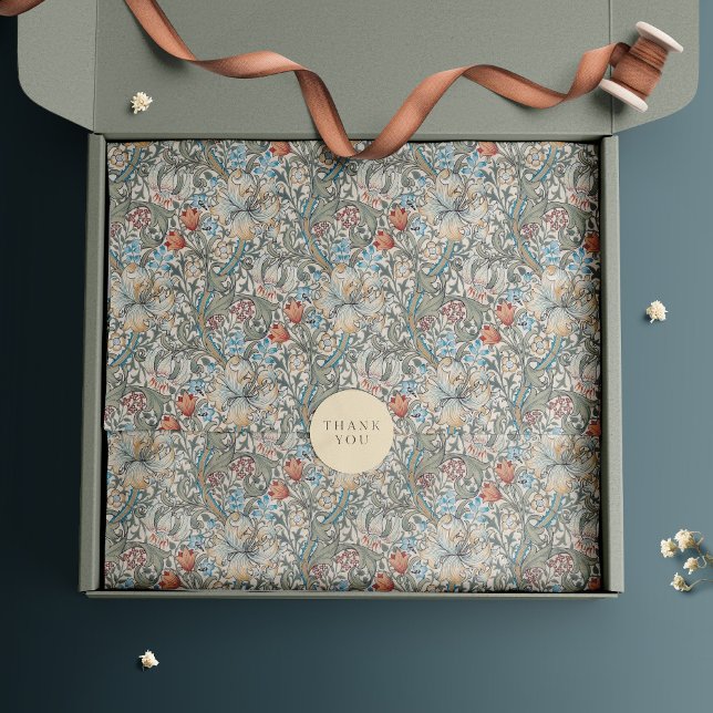 William Morris Lily Art Nouveau Floral Pattern Wra Geschenkpapier (Von Creator hochgeladen)