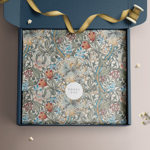William Morris Lily Art Nouveau Floral Tissue Seidenpapier