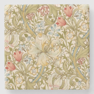 William Morris Lily Art Nouveau Steinuntersetzer