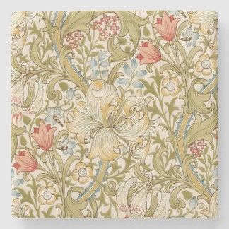 William Morris Lily Art Nouveau Steinuntersetzer