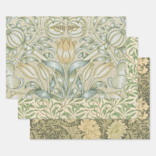 William Morris Lily und Pomegranate Blume Classic Geschenkpapier Set