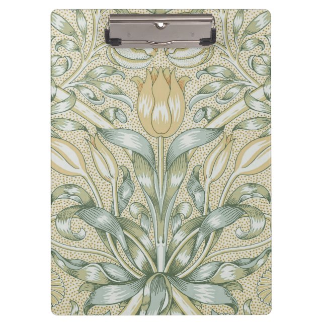 William Morris Lily und Pomegranate Blume Classic Klemmbrett (Vorderseite)