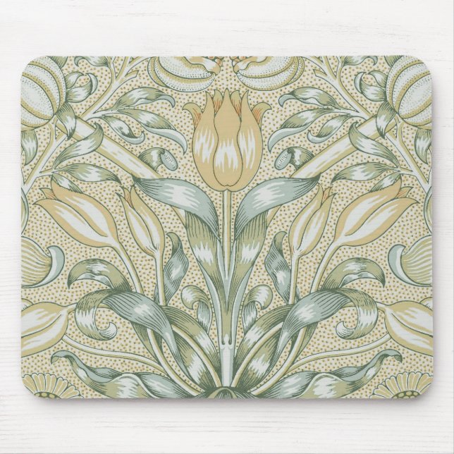 William Morris Lily und Pomegranate Blume Classic Mousepad (Vorne)