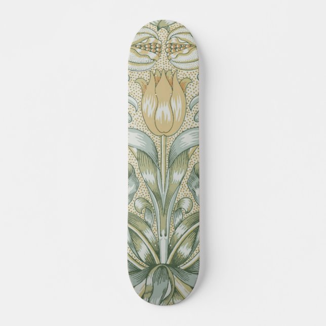William Morris Lily und Pomegranate Blume Classic Skateboard (Vorne)