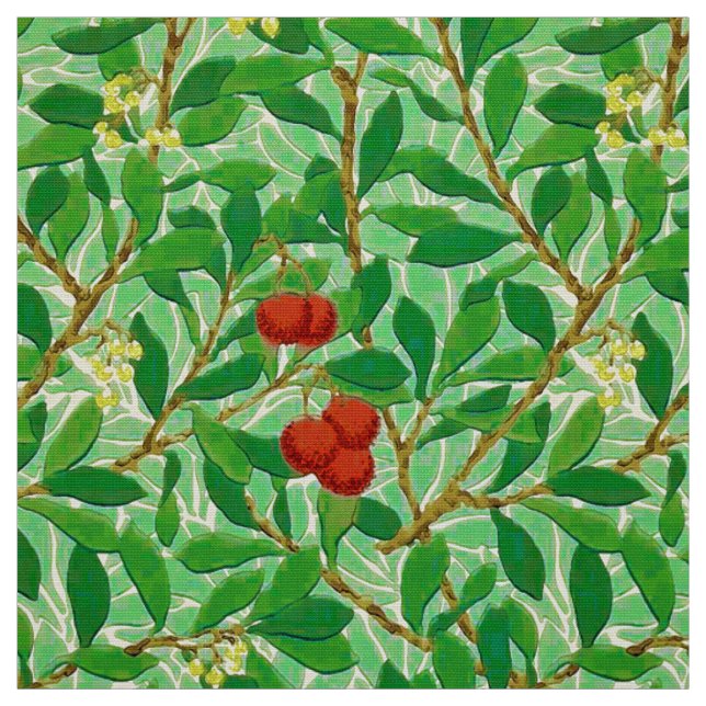 William Morris Litschi-Baum-Muster, hellgrün Stoff (Muster)
