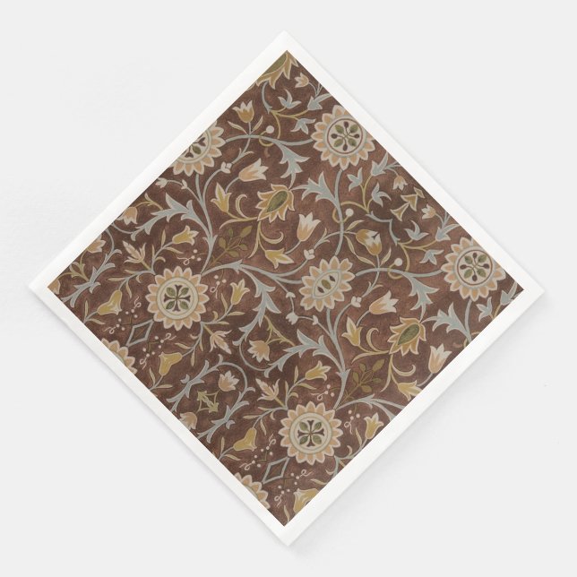 William Morris Little Blume Carpet Serviette (Ecke)