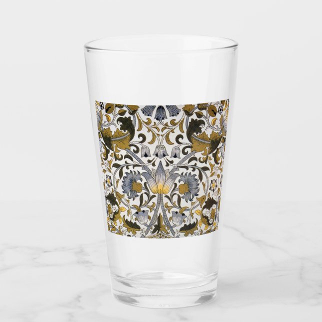 William Morris Lodden Blume Glas (Vorderseite)