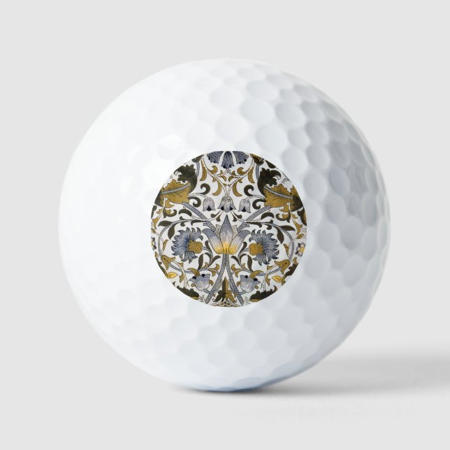 William Morris Lodden Blume Golfball (Vorderseite)