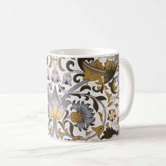 William Morris Lodden Blume Kaffeetasse (VorderseiteRechts)
