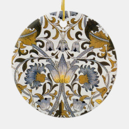 William Morris Lodden Blume Keramik Ornament