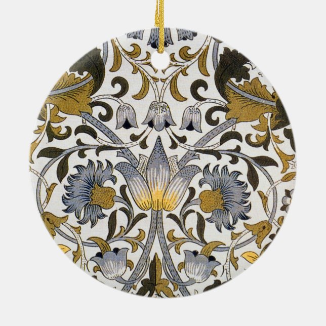 William Morris Lodden Blume Keramik Ornament (Hinten)