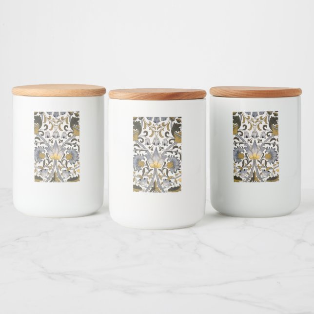 William Morris Lodden Blume Lebensmitteletikett (Flaschen)