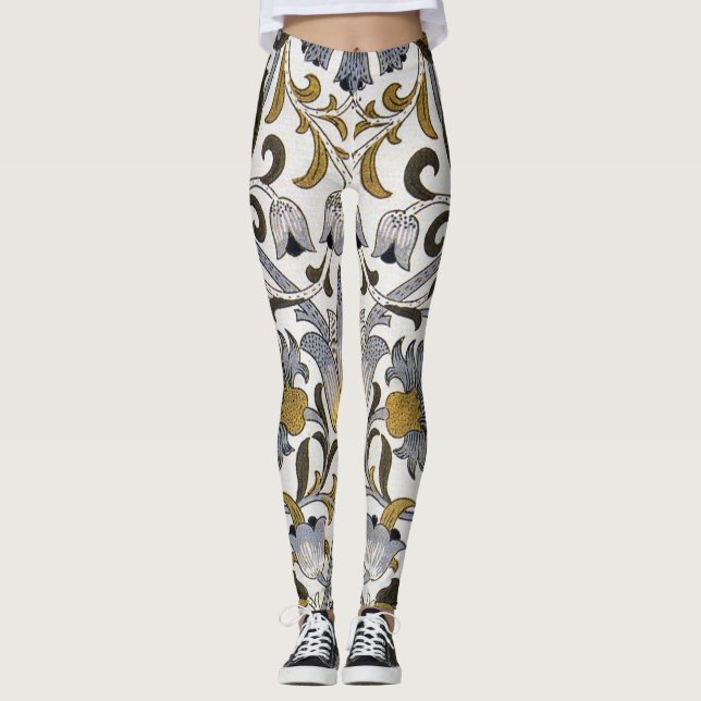 William Morris Lodden Blume Leggings (Vorderseite)