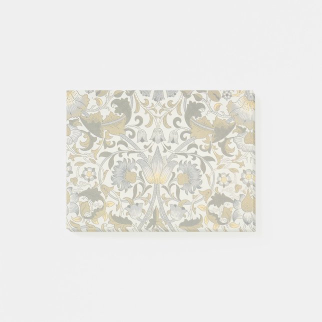 William Morris Lodden Blume Post-it Klebezettel (Vorderseite)