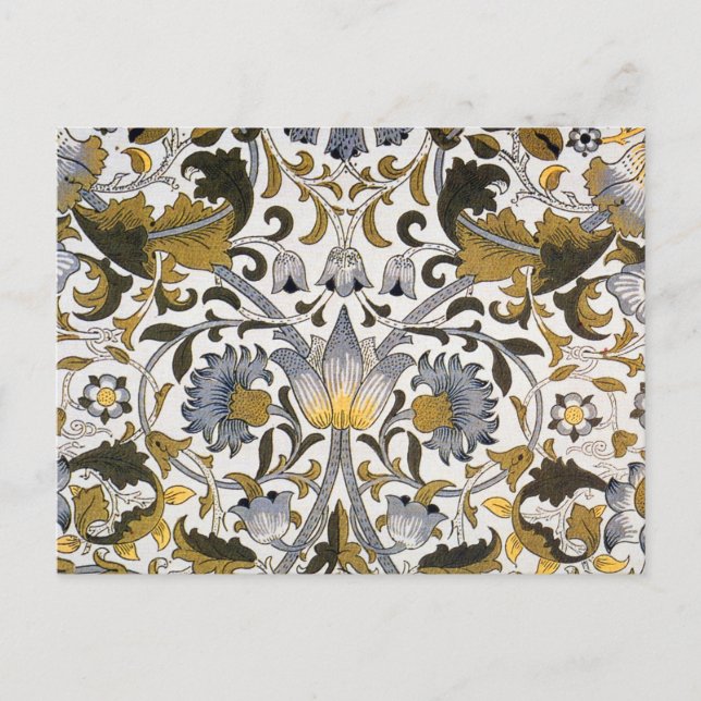 William Morris Lodden Blume Postkarte (Vorderseite)