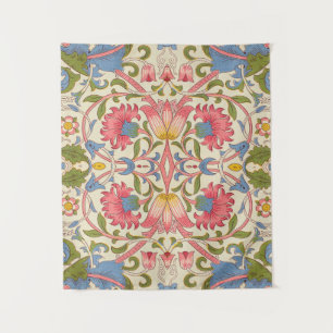 William Morris Lodden Blumenmuster Pastell Wandteppich