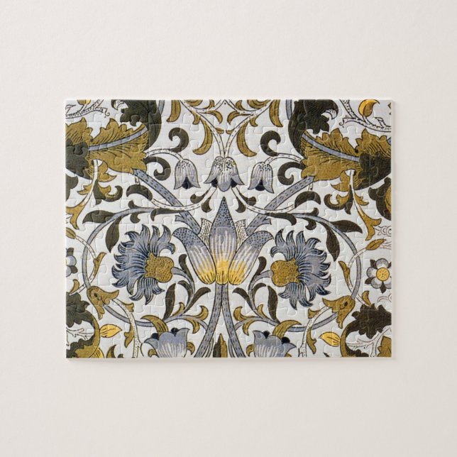 william morris lodden floral blumen textilie puzzle (Horizontal)