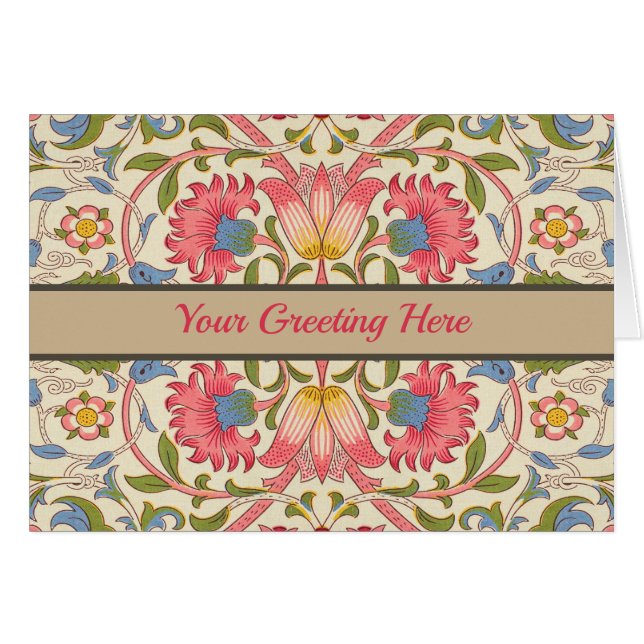 William Morris Lodden Spring Wallpaper Art (Vorderseite (Horizontal))