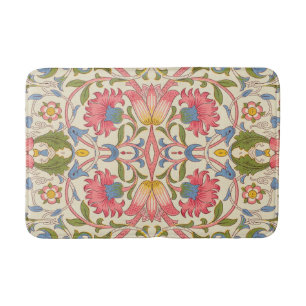 William Morris Lodden Spring Wallpaper Art Badematte