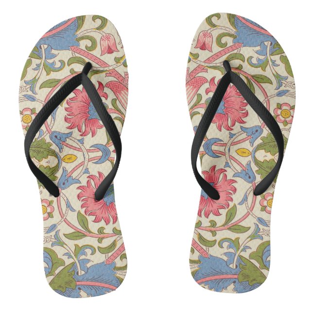 William Morris Lodden Spring Wallpaper Art Flip Flops (Fußbett)