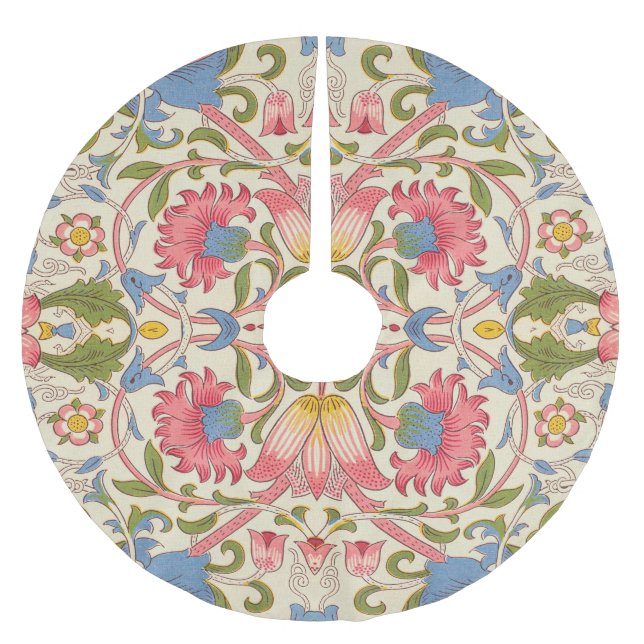 William Morris Lodden Spring Wallpaper Art Polyester Weihnachtsbaumdecke (Vorderseite)