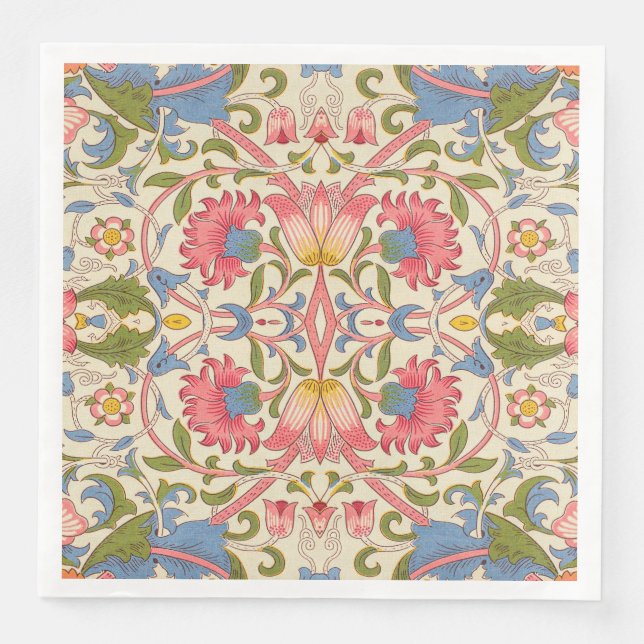 William Morris Lodden Spring Wallpaper Art Serviette (Vorderseite)