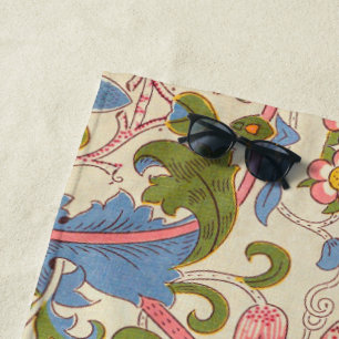 William Morris Lodden Spring Wallpaper Art Strandtuch