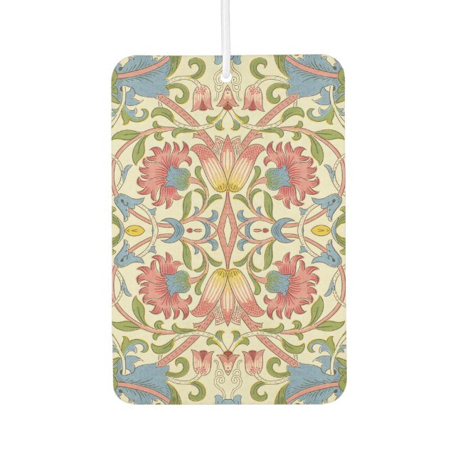 William Morris Loddon Blossom Blumenmuster Autolufterfrischer (Vorderseite)