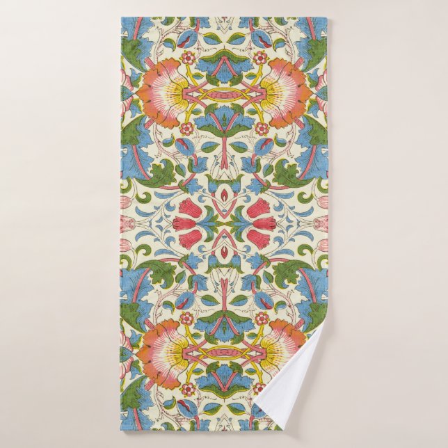 William Morris Loddon Blossom Blumenmuster Badhandtuch Set (Badehandtuch)
