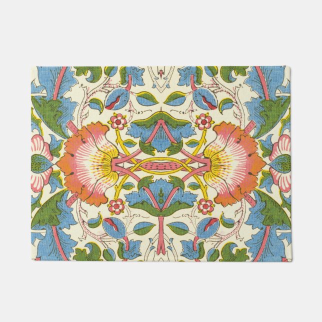 William Morris Loddon Blossom Blumenmuster Fußmatte (Vorderseite)