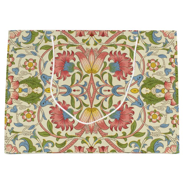 William Morris Loddon Blossom Blumenmuster Große Geschenktüte (Vorderseite)