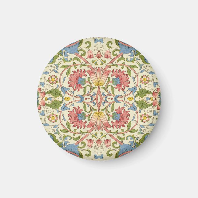 William Morris Loddon Blossom Blumenmuster Magnet (Vorne)