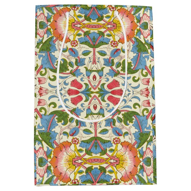 William Morris Loddon Blossom Blumenmuster Mittlere Geschenktüte (Vorderseite)
