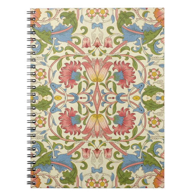 William Morris Loddon Blossom Blumenmuster Notizblock (Vorderseite)