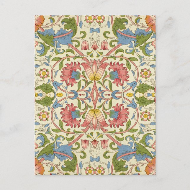 William Morris Loddon Blossom Blumenmuster Postkarte (Vorderseite)