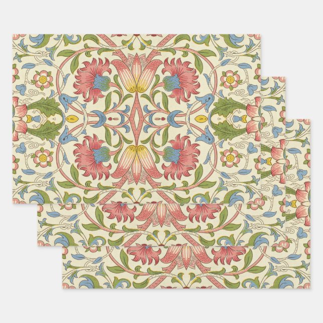 William Morris Loddon Blossom Floral Patterns Geschenkpapier Set (Set)
