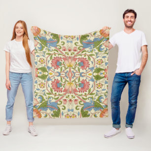 William Morris Loddon Blumengestaltungsmuster Fleecedecke