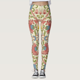 William Morris Loddon Blumengestaltungsmuster Leggings