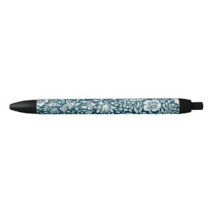 William Morris Mallow Floral Vintage Design Kugelschreiber