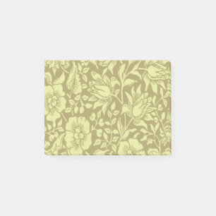 William Morris Mallow Floral Vintage Design Post-it Klebezettel