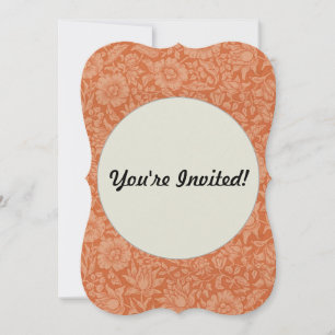 William Morris Mallow Floral Wallpaper Design Einladung