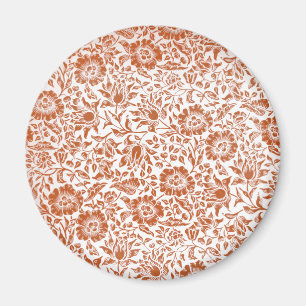 William Morris Mallow Floral Wallpaper Design Magnet