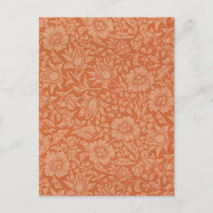 William Morris Mallow Floral Wallpaper Design Postkarte