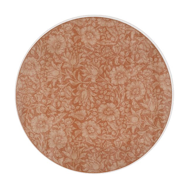 William Morris Mallow Floral Wallpaper Design Schneidebrett (Vorderseite)