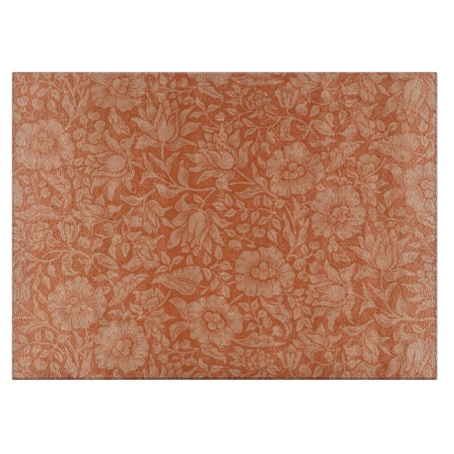 William Morris Mallow Floral Wallpaper Design Schneidebrett (Vorderseite)