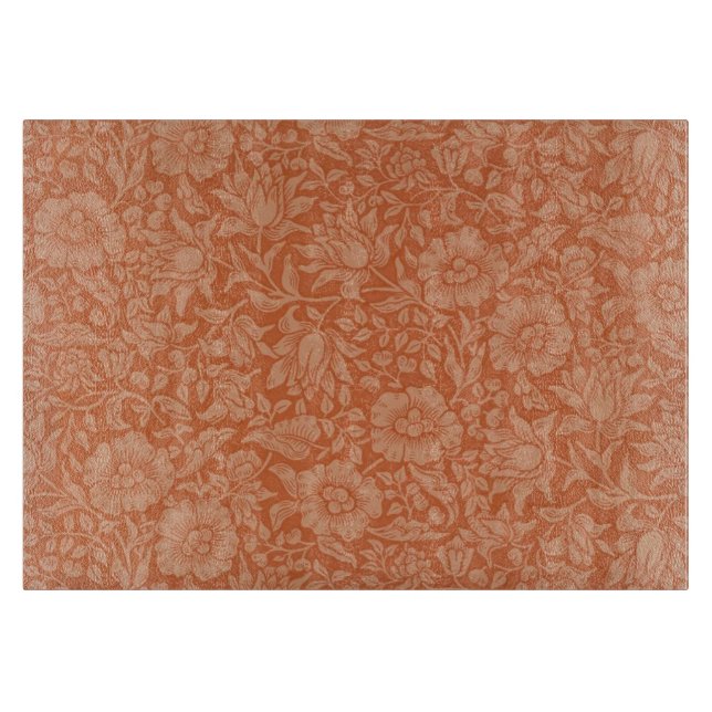 William Morris Mallow Floral Wallpaper Design Schneidebrett (Vorderseite)